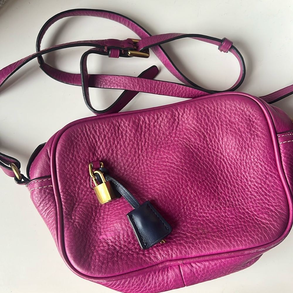 Jcrew Leather Camera Bag